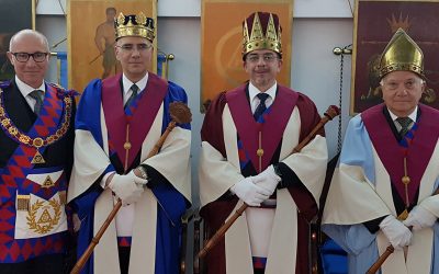 The Grand Superintendent at Installation of St. Paul’s Chapter